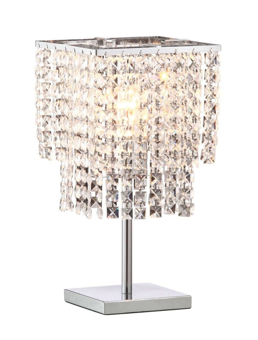 Falling Stars Table Lamp Chrome | Bohemian Home Decor