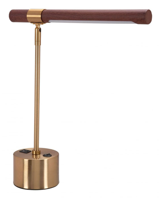 Kippy Table Lamp Brown & Brass | Bohemian Home Decor