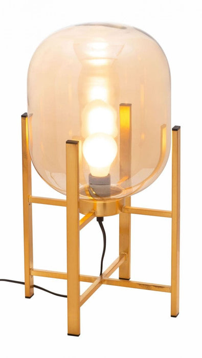 Wonderwall Table Lamp Gold | Bohemian Home Decor